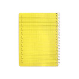 Cuaderno Espiral Liderpapel A5 Pautaguia Tapa Plastico 80H 90 gr Cuadro Pautado 4 mm Con Margen Color Amarillo Cuaderno Espiral Liderpapel A5 Pautaguia Tapa Plastico 80H 90 gr Cuadro Pautado 4 mm Con Margen Color Amarillo