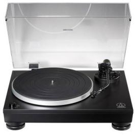 Audio-Technica AT-LP5X Tocadiscos de tracción directa Manual Negro con Salida USB y Previo MM/MC