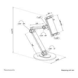 Soporte para Tablet Neomounts DS15-550BL1