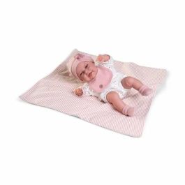 Antonio Juan Muñeca Baby Clara Posturitas con Mantita y Cuerpo de Tela 34 cm Antonio Juan Muñeca Baby Clara Posturitas con Mantita y Cuerpo de Tela 34 cm