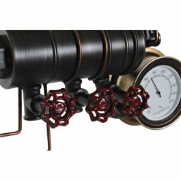 Reloj Pared Vintage DKD Home Decor Negro Cobrizo 13 x 60 x 47 cm (2 Unidades) Reloj Pared Vintage DKD Home Decor Negro Cobrizo 13 x 60 x 47 cm (2 Unidades)