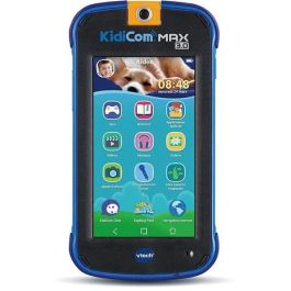 VTECH KidiCom Max 3.0 Azul - Computadora Portátil con 16 Aplicaciones Integradas para Niños de 3 a 8 Años