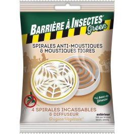 Barriere A Insectes Caja Difusor Repelente de Mosquitos Decorativo con 4 Espirales para Exteriores y Mosquito Tigre, Fibras Naturales Precio: 20.78999978. SKU: B1EJWX9JDT