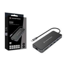 CONCEPTRONIC ADAPTADOR USB-C 12IN1 HDMIx2 VGA USB-C DATOS USB-A AUDIO LAN GIGABIT LECTOR DE TARJETAS DONN15G CONCEPTRONIC ADAPTADOR USB-C 12IN1 HDMIx2 VGA USB-C DATOS USB-A AUDIO LAN GIGABIT LECTOR DE TARJETAS DONN15G