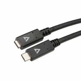 Cable USB-C V7 9743695000 Negro 2 m Cable USB-C V7 9743695000 Negro 2 m