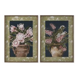 Cuadro Shabby DKD Home Decor Verde Azul 2.5 x 70 x 50 cm (2 Unidades) Precio: 103.4999999. SKU: B1BL9CTXJF