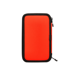 Antartik Plumier Escolar Doble Cremallera Rojo 28 Piezas (12 Rotuladores, 12 Lápices, Goma, Sacapuntas, 2 Lápices HB)