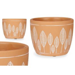 Maceta Terracota Hojas Redonda 12,5X10 Ibergarden (12 Unidades)