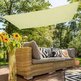 Vela de sombra Aktive Crema 200 x 0,5 x 300 cm Rectangular (6 Unidades)