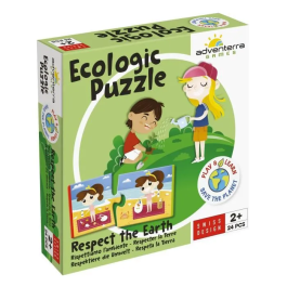 Adventerra GEO7640179640411 Juego Educativo Puzzle Ecológico Respeta la Tierra Minipuzzles Acciones Eco-responsables Precio: 26.49999946. SKU: B158H8KPJV