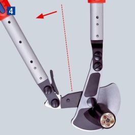 Knipex Tijera para Cables con Principio de Carraca