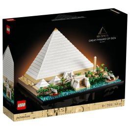LEGO 21058 Architecture La Gran Pirámide de Giza, modelo de hobby creativo para construir, monumento mundial y decoración