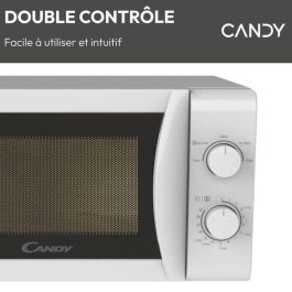 CMW20SMW Microondas Mono CANDY Idea - 20L - MO: 700W - UI mecánica - 5 niveles de potencia - Blanco CMW20SMW Microondas Mono CANDY Idea - 20L - MO: 700W - UI mecánica - 5 niveles de potencia - Blanco