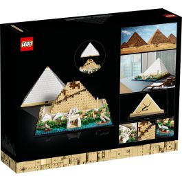 LEGO Architecture Gran Pirámide de Guiza 21058 Juego de Construcción LEGO 1476 Piezas Multicolor Plástico para Niños y Adultos