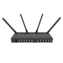 Mikrotik RB4011iGS+5HacQ2HnD-IN Router Inalámbrico Wi-Fi 5 Doble Banda (2.4/5 GHz) Gigabit Ethernet 1733Mbps Negro Precio: 244.50000036. SKU: B19YRGRZ3D