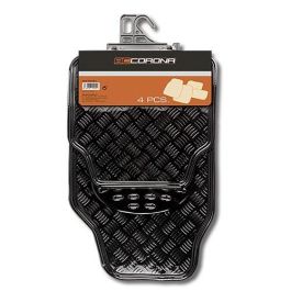 Abc Cs6 ALF10131 Alfombras Goma Aluminio Negras 4 Piezas para Mercedes-Benz Clase E W211/S211 (2002-2009) Resistentes Antideslizantes Aroma Vainilla