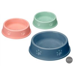 Comedero Plastico Huellas 21Cm Surtidos Mascow (24 Unidades) Precio: 24.50000014. SKU: B1A3CWP79M
