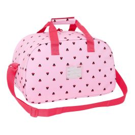 Bolsa de Deporte Minnie Mouse Naive Rosa 40 x 24 x 23 cm