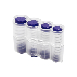 Q-connect Portamonedas con Muelle Válido para 8 Fracciones de Euros Ideal Taxistas Camareros