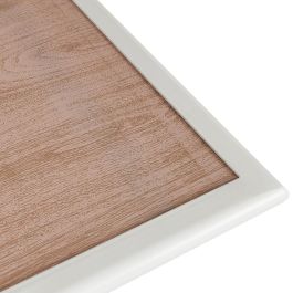 Home Deco Factory Mesa Metal Blanca 110x70 cm Plegable con Tablero de Vidrio Templado Home Deco Factory Mesa Metal Blanca 110x70 cm Plegable con Tablero de Vidrio Templado
