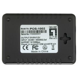 Level One Splitter PoE POS-1002 1x GE Salida DC 5-12V Negro