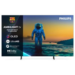 Philips 77OLED810/12 - Televisor 77" (194cm) 4K Ultra HD OLED 120Hz Smart TV Google TV, Ambilight, HDR10+, Dolby Vision, 4xHDMI 2.1, Wi-Fi 6, Negro Precio: 3188.89000001. SKU: B1DXW4KRSF