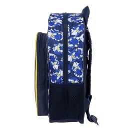 Mochila Escolar Sonic City Azul 26 x 34 x 11 cm