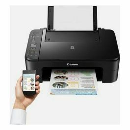 Canon 3771C006 Impresora Multifunción PIXMA TS3350 WiFi 3 en 1 Inyección Tinta con Escáner Copiadora para Hogar y Oficina Negra
