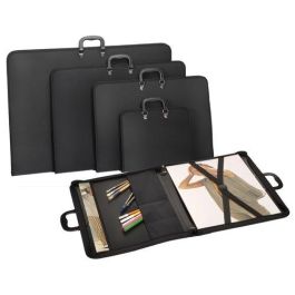 Maletin De Dibujo Carchivo Pp Gofrado Con Cremallera, Asa, Bolsillos Y Bandolera A2 Negro Precio: 32.49999984. SKU: S8403449