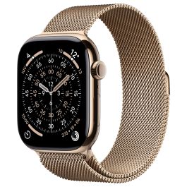 Apple MFD74ZRA Watch Series 11 GPS + Cellular - 46 mm - Caja Titanio Dorado - Correa Milanese Loop Dorada S/M Precio: 1021.58999976. SKU: B1H2RKHP29