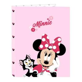 Carpeta Carton Folio 4 Anillas Mixtas Safta Minnie Mouse Nalve