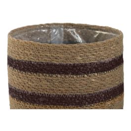 DKD Home Decor Macetero Set de 9 Natural Marron Oscuro 35 x 29 x 35 cm Seagrass Precio: 50.3602. SKU: B13QC3MCEP