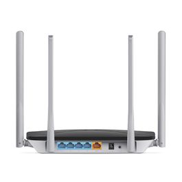 Mercusys AC12 Router Inalámbrico Doble Banda (2.4 GHz / 5 GHz) Wi-Fi 5 (802.11ac) Negro Hasta 867 Mbit/s