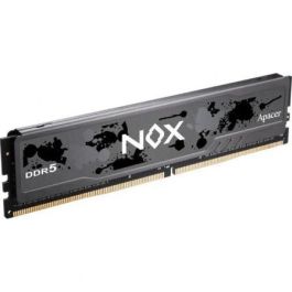 Apacer AH5U16G60C622MBAA-1 Memoria RAM Gaming NOX DDR5 16GB 6000MHz CL38 288-pin DIMM con Disipador de Aluminio y Intel XMP 3.0 Apacer AH5U16G60C622MBAA-1 Memoria RAM Gaming NOX DDR5 16GB 6000MHz CL38 288-pin DIMM con Disipador de Aluminio y Intel XMP 3.0
