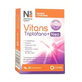 Nutritional System Vitans triptofano+neo 30 cápsulas Precio: 15.4999999. SKU: B1J6SG9MB8