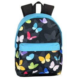 PERONA Mochila Escolar Mariposas 43cm Extraíble adaptable a carro, Tirantes acolchados y reflectantes, Doble refuerzo Precio: 16.94999944. SKU: B16XJYP9MC