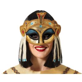 Máscara Antifaz Dorada Mujer Adulto Máscara Antifaz Dorada Mujer Adulto