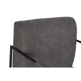 DKD Home Decor Butaca Moderna Desmontable Gris de Poliéster y Metal, Altura Asiento 42 cm, Medidas: 69.5cm Largo x 76cm Alto x 64cm Ancho DKD Home Decor Butaca Moderna Desmontable Gris de Poliéster y Metal, Altura Asiento 42 cm, Medidas: 69.5cm Largo x 76cm Alto x 64cm Ancho