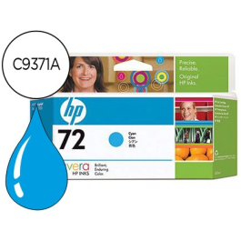 HP Cartucho de Tinta DesignJet 72 Cian 130 ml para Impresoras DesignJet T610/T620/T770/T1100/T1200/T790/T1300/T2300 Precio: 110.49999994. SKU: S8409564