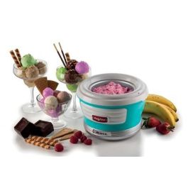 Ariete 643/01 Heladera Eléctrica Party Time Azul 1.5L para Hacer Helados Caseros