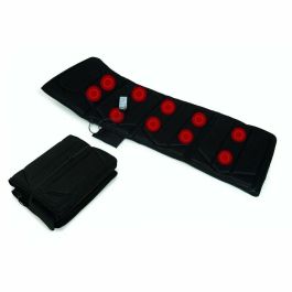 Jocca 6163 Colchón de Masaje de Cuerpo Completo con 10 Motores, 5 Zonas de Masaje, 5 Modos, Función de Calor y Diseño Plegable