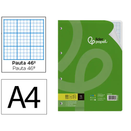 Liderpapel Recambio A4 100 Hojas 75gr Rayado 4 Taladros Precio: 2.50000036. SKU: B122LMEE6Q