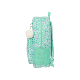 Mochila Escolar Safta Cuore Menta 30 x 46 x 14 cm