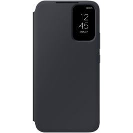 Samsung EF-ZA346 Smart View Wallet Case para Galaxy A34 5G, Funda Cartera con Bolsillo para Tarjetas, Negro, 6.6"