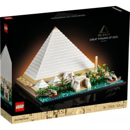 LEGO Architecture Gran Pirámide de Guiza 21058 Juego de Construcción LEGO 1476 Piezas Multicolor Plástico para Niños y Adultos