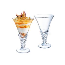 Caja 6 Copas Helado Vidrio Palmier Arcoroc 37 cL