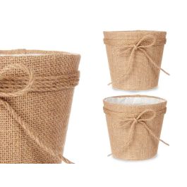 Ibergarden Macetero de Tela con Lazo 15x14 cm Marrón (24 Unidades) Precio: 59.89000028. SKU: B18GBAMGF8