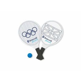 Palas playa de madera con 1 pelota pvc 38x19x0,60cm Precio: 3.69000027. SKU: B1BBKKS6LX