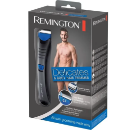 Remington Depiladora Corporal BHT 250 Inalámbrica 60 Min Autonomía Resistente al Agua con 3 Peines Fijos (2, 4, 6 mm)