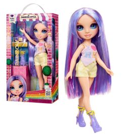 Rainbow High 547563 Muñeca My Fashion Style Violet con top púrpura, shorts arco iris, tacones, bolso y pelo púrpura cepillable +6 años Precio: 21.58999975. SKU: B1AGP4XMTA